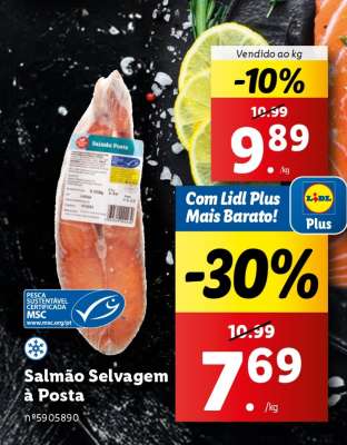 Salmão Selvagem à Posta