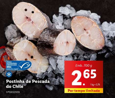 Postinha de Pescada do Chile