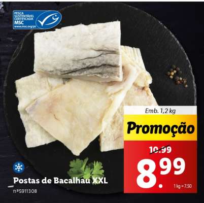 Postas de Bacalhau XXL