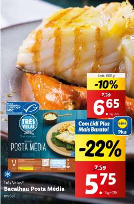 Bacalhau Posta Média