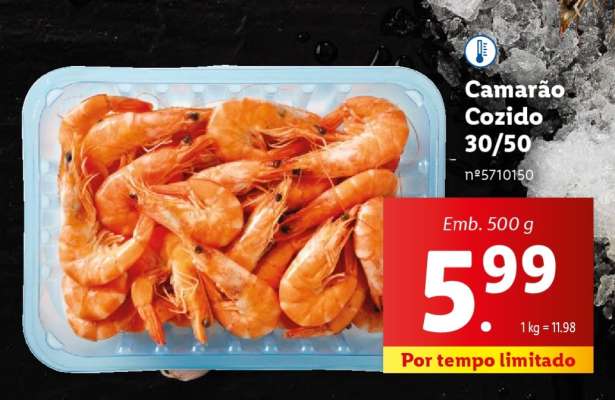 Camarão Cozido 30/50