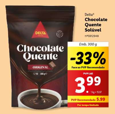 Delta Chocolate Quente Solúvel