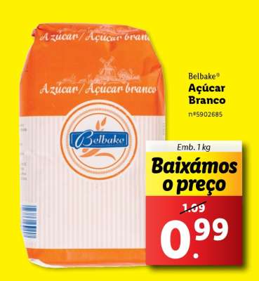 Belbake Açúcar Branco