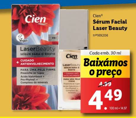 Cien Sérum Facial Laser Beauty