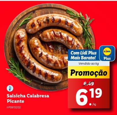 Salsicha Calabresa Picante