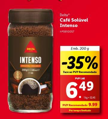Delta Café Solúvel Intenso