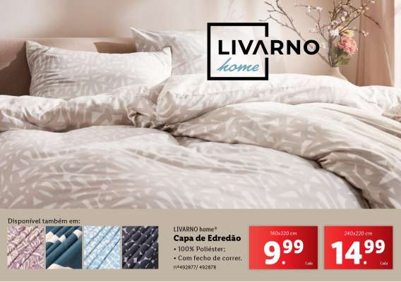 LIVARNO home® Capa de Edredão
