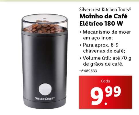 Moinho de Café Elétrico 180 W