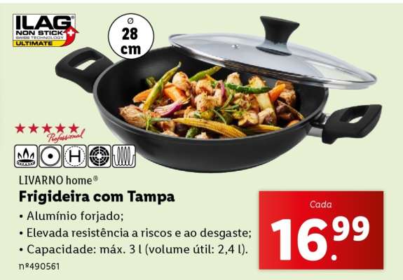 Frigideira com Tampa