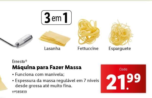 Máquina para Fazer Massa