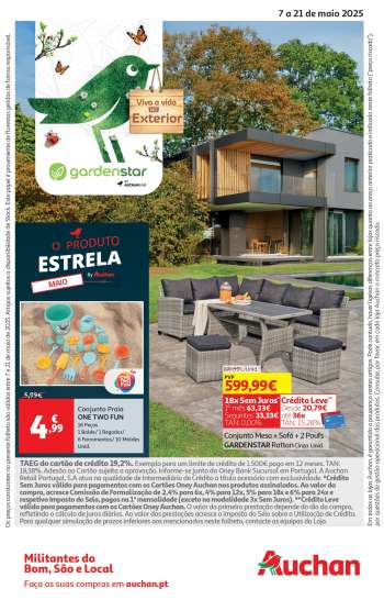 Folheto Auchan - 7.5.2025 - 21.5.2025.