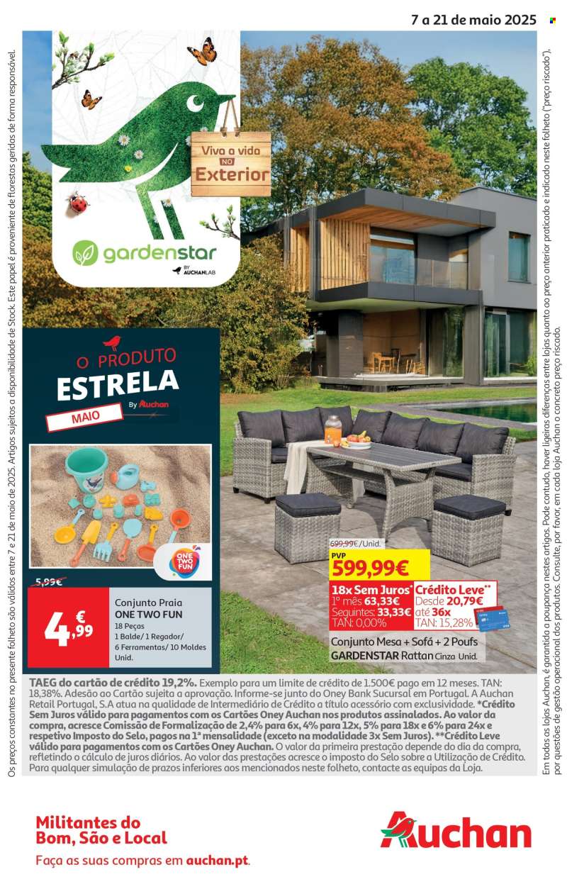 Folheto Auchan - 7.5.2025 - 21.5.2025.