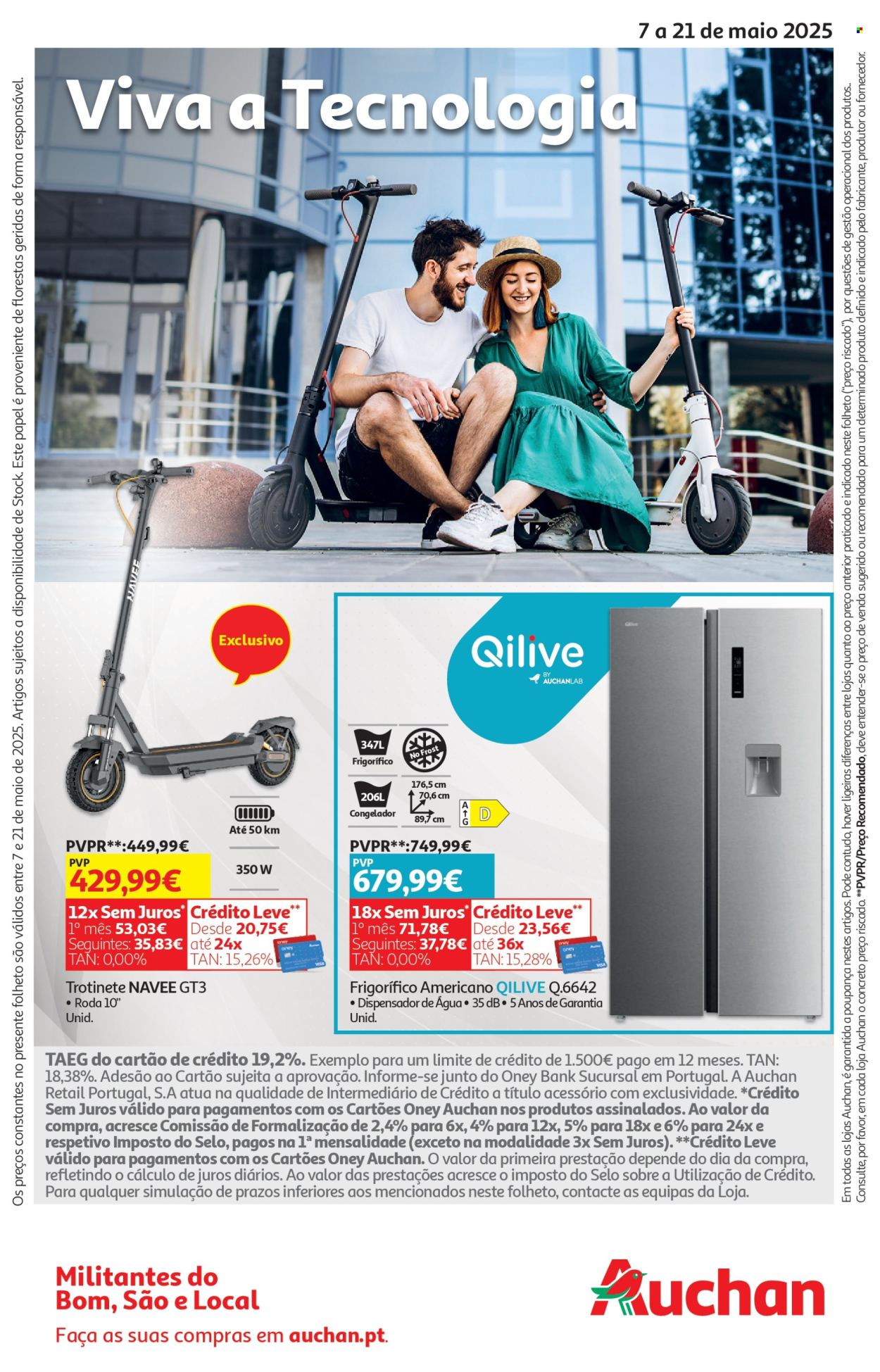 Folheto Auchan - 7.5.2025 - 21.5.2025. Página 1