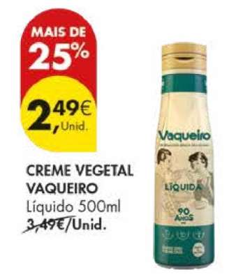 Creme Vegetal Vaqueiro