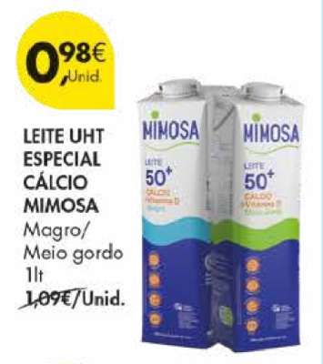 LEITE UHT ESPECIAL CÁLCIO MIMOSA