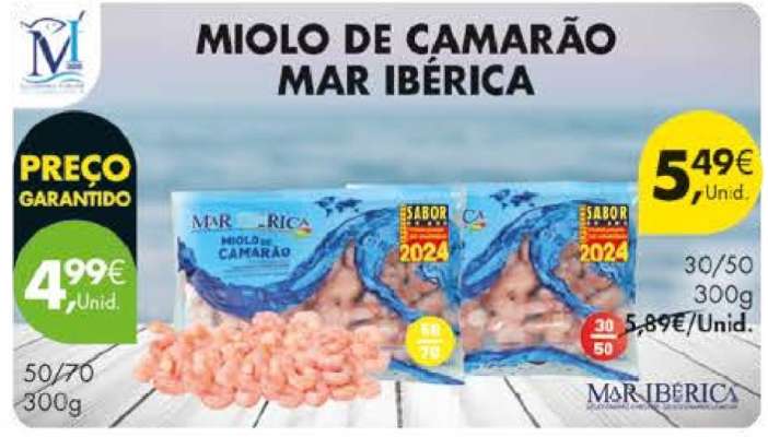 Miolo de Camarão Mar Ibérica