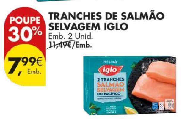 Tranches de Salmão Selvagem Iglo