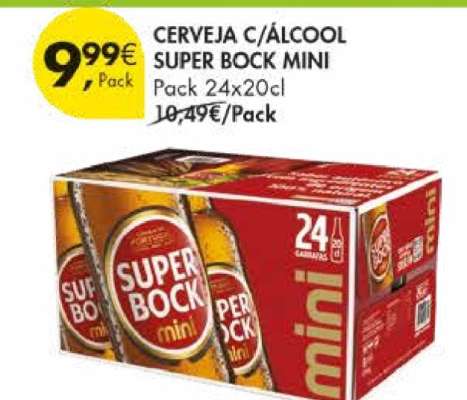 CERVEJA C/ALCOOL SUPER BOCK MINI