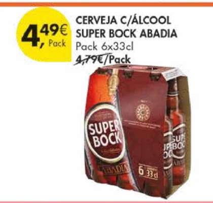 CERVEJA C/ÁLCOOL SUPER BOCK ABADIA
