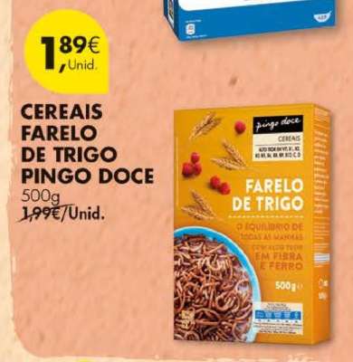 Cereais Farelo de Trigo Pingo Doce