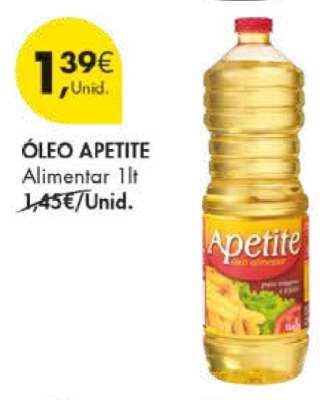 Óleo Apetite Alimentar 1lt