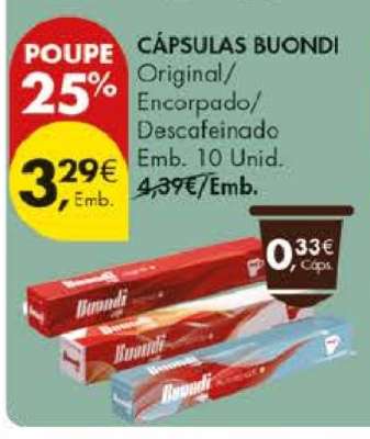 Cápsulas Buondi