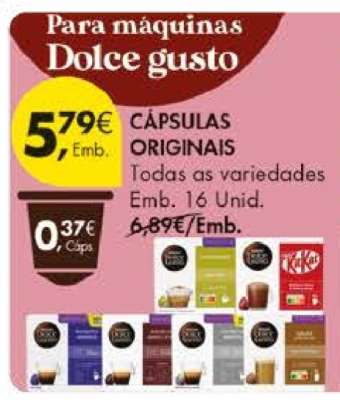 Cápsulas Originais Dolce Gusto