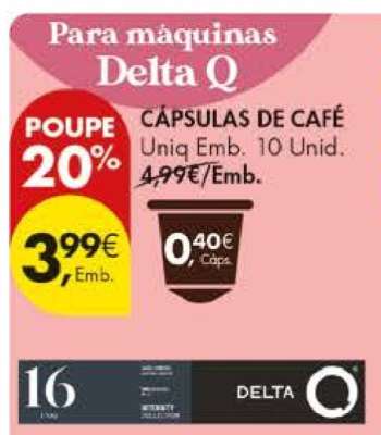 Cápsulas de Café Delta Q