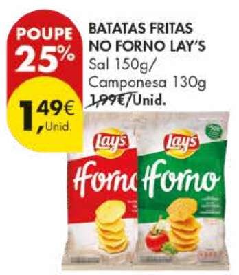 Batatas Fritas no Forno Lay's