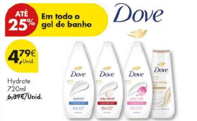 Dove Gel de Banho