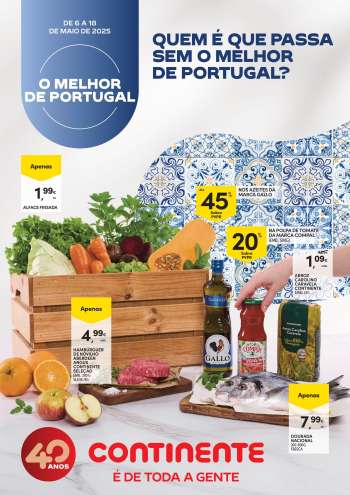 Folheto Continente - 6.5.2025 - 18.5.2025.