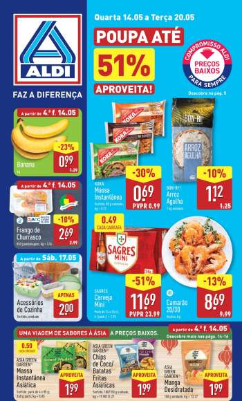 Folheto Aldi - 14.5.2025 - 20.5.2025.