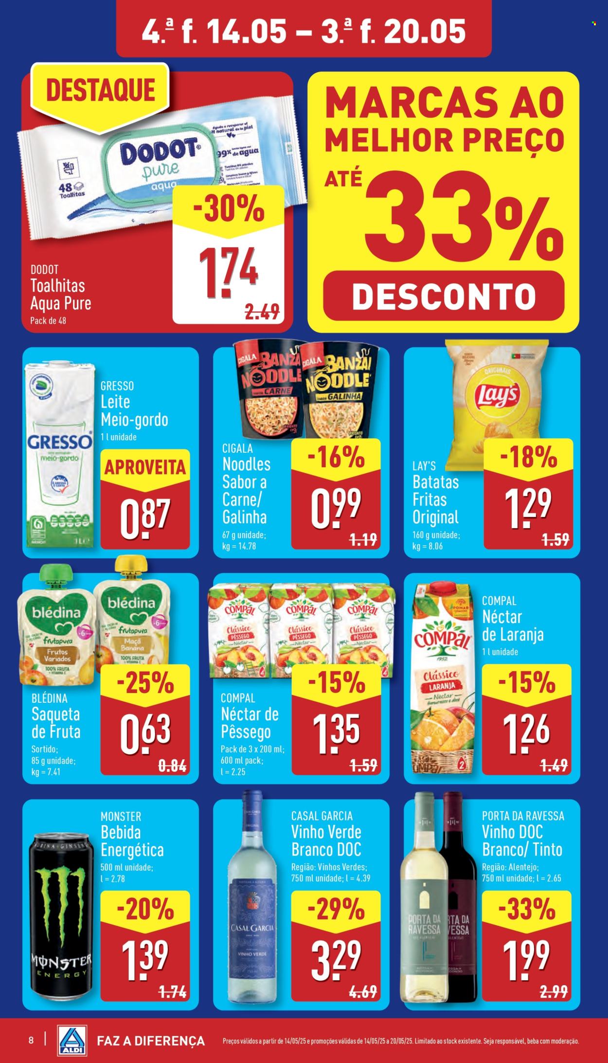Folheto Aldi - 14.5.2025 - 20.5.2025. Página 1