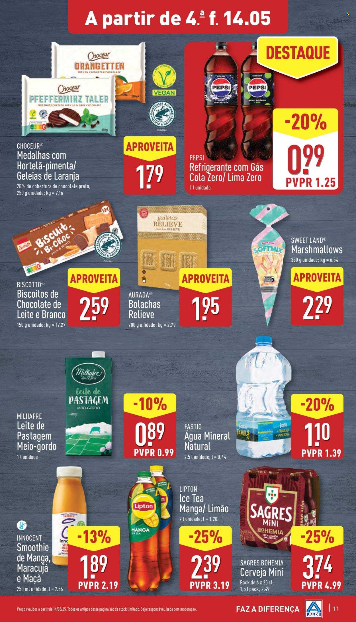 Folheto Aldi - 14.5.2025 - 20.5.2025. Página 1