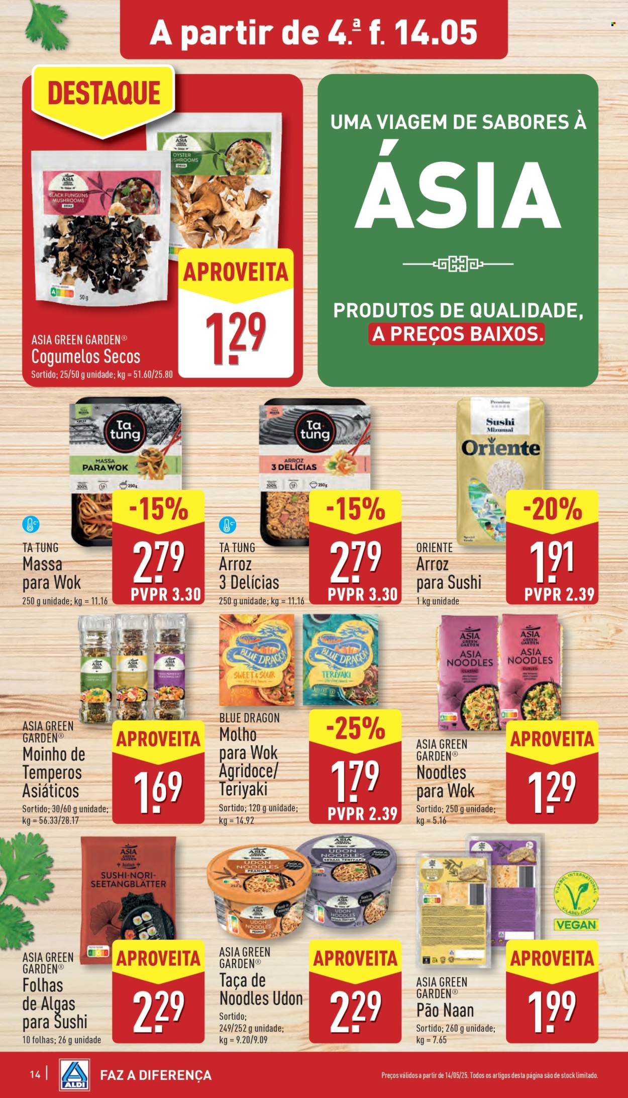 Folheto Aldi - 14.5.2025 - 20.5.2025. Página 1