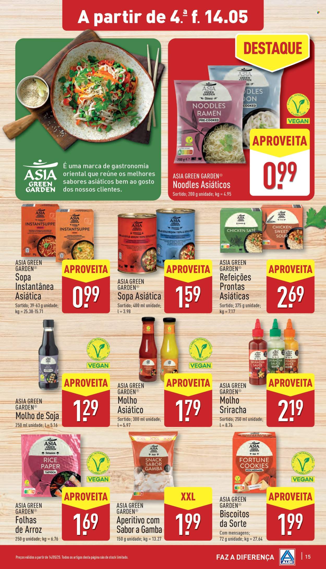 Folheto Aldi - 14.5.2025 - 20.5.2025. Página 1