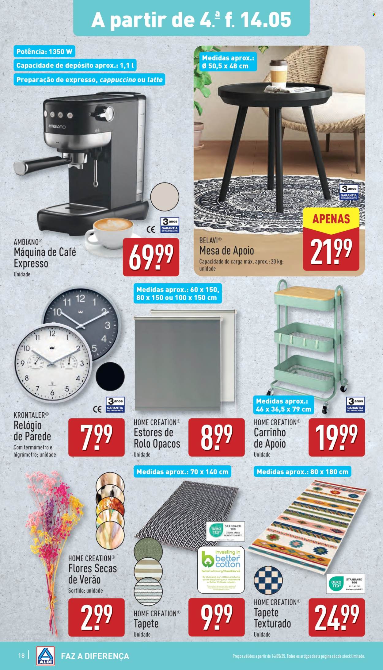 Folheto Aldi - 14.5.2025 - 20.5.2025. Página 1