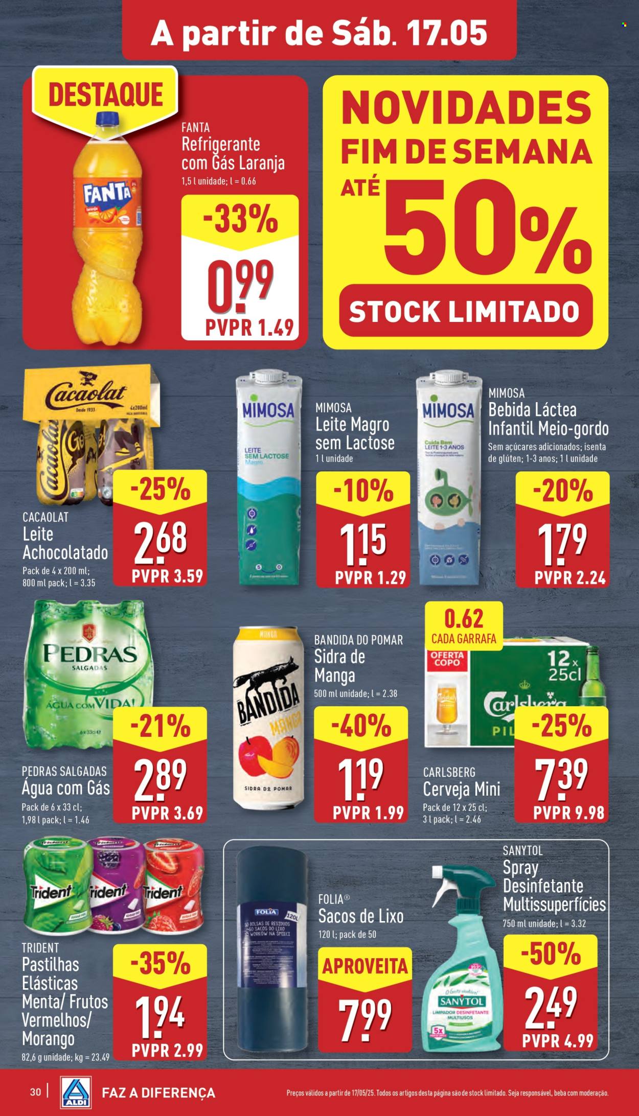 Folheto Aldi - 14.5.2025 - 20.5.2025. Página 1