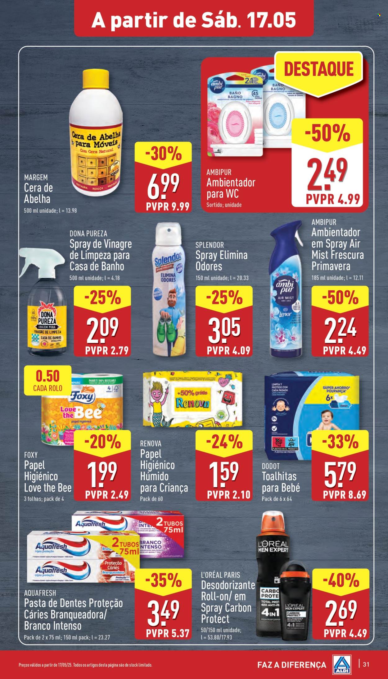 Folheto Aldi - 14.5.2025 - 20.5.2025. Página 1