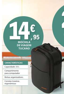 Mochila de Viagem Tucano
