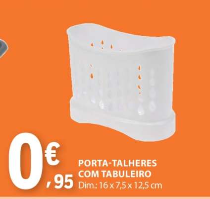 Porta-talheres com tabuleiro