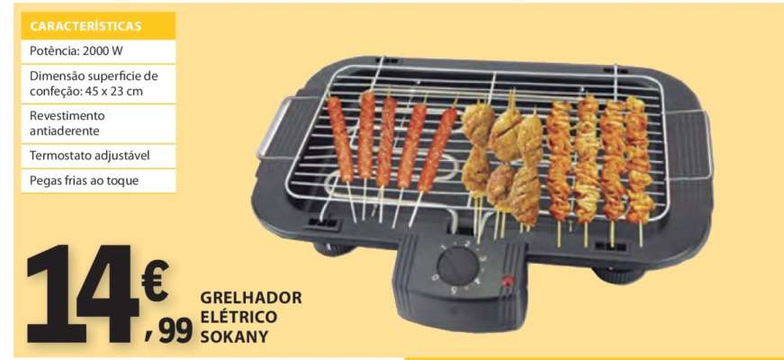 Grelhador Elétrico Sokany