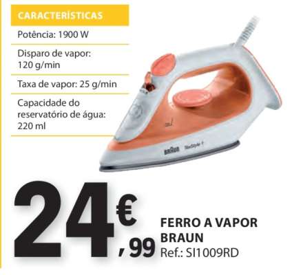 FERRO A VAPOR BRAUN