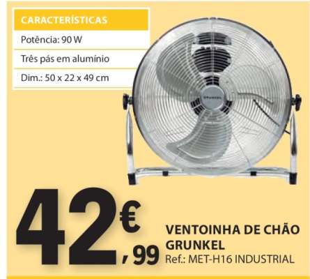 Ventoinha de Chão Grunkel