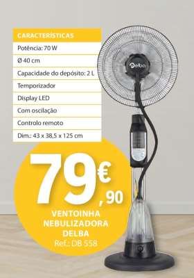 Ventoínha Nebulizadora Delba