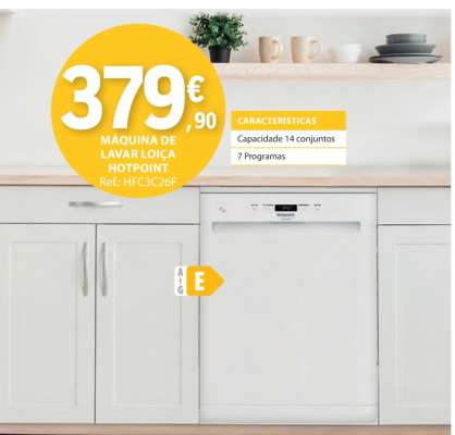 MÁQUINA DE LAVAR LOIÇA HOTPOINT