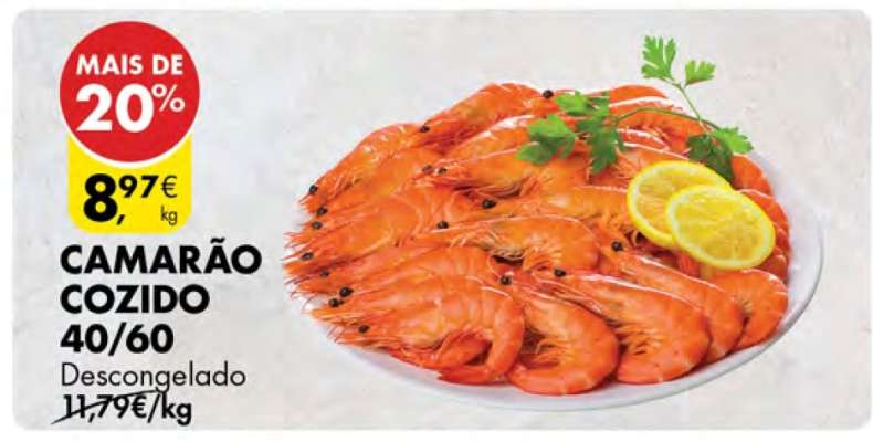 Camarão Cozido 40/60