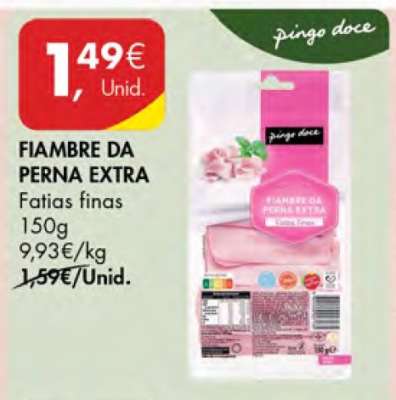 FIAMBRE DA PERNA EXTRA