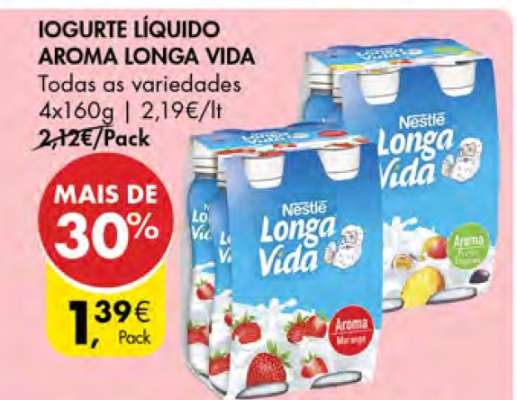 Iogurte Líquido Aroma Longa Vida