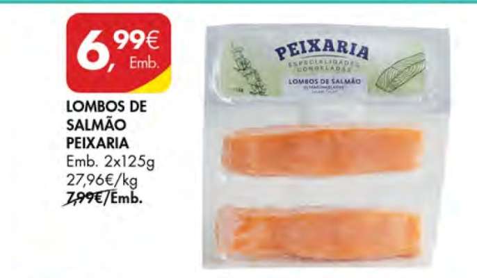 LOMBOS DE SALMÃO PEIXARIA